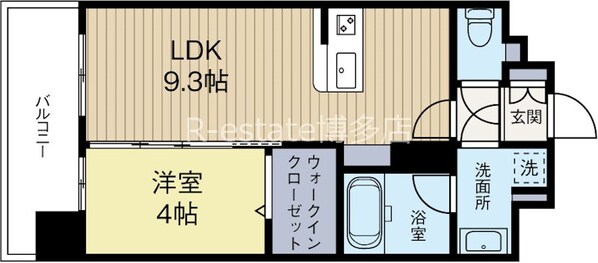 吉塚駅 徒歩6分 4階の物件間取画像